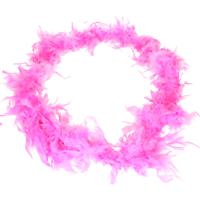 Carnaval verkleed veren Boa kleur fuchsia roze 180 cm - thumbnail