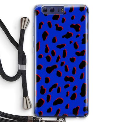 Blue Leopard: Honor 9 Transparant Hoesje met koord