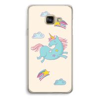 Vliegende eenhoorn: Samsung A3 (2017) Transparant Hoesje