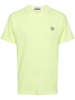 Stone Island t-shirt en coton à patch Compass - Jaune