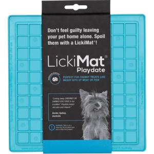 Lickimat likmat Playdate turquoise voor de hond (20 cm) Per stuk