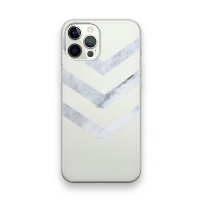 Marmeren pijlen: iPhone 12 Pro Transparant Hoesje