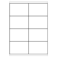 A4 etiketten 105 x 70 mm wit 100 vel huismerk