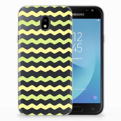 Samsung Galaxy J3 2017 | TPU bumper | Waves Yellow