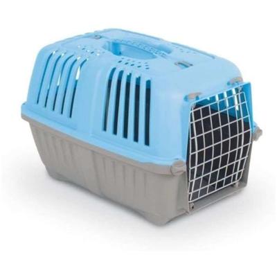 Transportkrat - AIMÉ - PRATIKO voor honden en katten van kunststof, 48 x 31 x 32 cm, metalen deur
