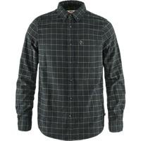 Fjallraven Övik Flannel Overhemd Heren Dark Grey M