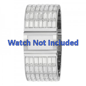 DKNY horlogeband NY-3768 Staal Zilver 20mm