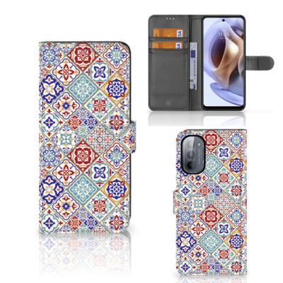 Motorola Moto G31 | G41 | Bookcase | Tiles Color