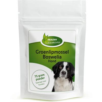 Groenlipmossel-Boswellia Hond | 75 gram | Vitaminesperpost.nl