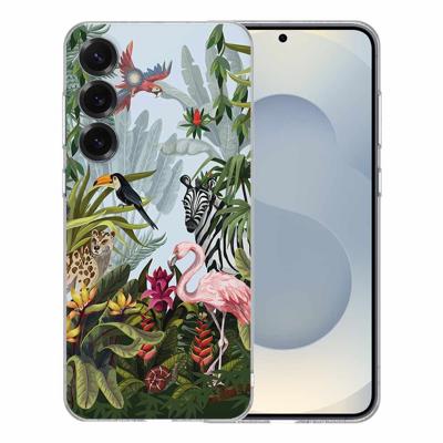 TPU Hoesje Samsung Galaxy S25 - Jungle Backcover TPU Hoesje Samsung Galaxy S25 - Jungle Backcover