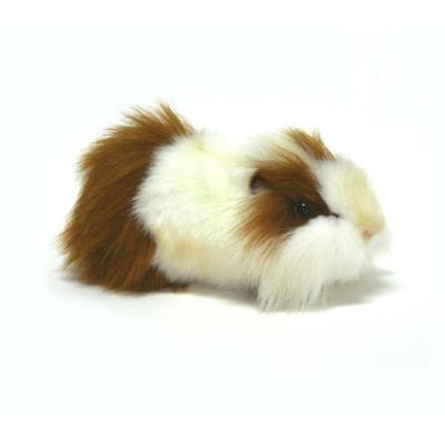 Hansa knuffel cavia - wit/bruin - 30 cm - knuffeldier - realistische knuffels