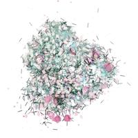Creativ Company Glitter en pailletten, pastelkleuren, 170 gr/ 1 doosje Creativ Company Glitter en pailletten, pastelkleuren, 170 gr/ 1 doosje