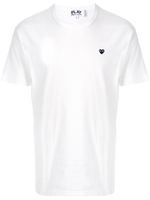 Comme Des Garçons t-shirt à logo brodé - Blanc