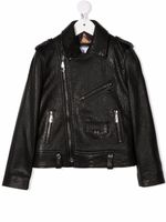 Philipp Plein Junior veste de moto Iconic Plein - Noir