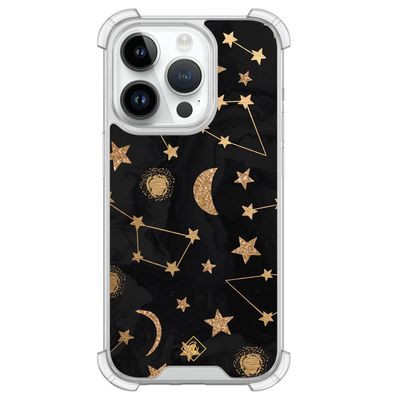 iPhone 14 Pro siliconen shockproof hoesje - Counting the stars
