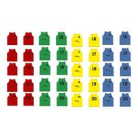 SET 5 TRAINING VEST SOFTEE NUMBERED from 16 to 20