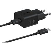 EP-T2510XBEGEU Samsung USB-C PD Wall Charger 25W + USB-C Cable Black