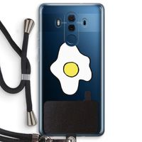 Spiegelei: Huawei Mate 10 Pro Transparant Hoesje met koord