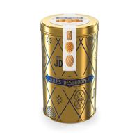 Jules Destrooper Golden Round Cookie Tin - 475g