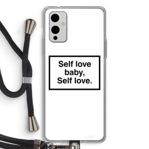 Self love: OnePlus 9 Transparant Hoesje met koord