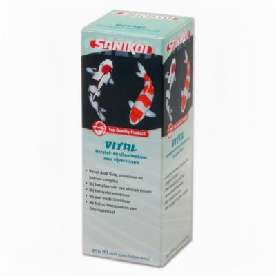 Sanikoi Vital 250ml - Tonische Vijververzorging voor Immuniteit en Weerstand van Vissen