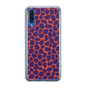 Purple Giraffe: Samsung Galaxy A50 Transparant Hoesje