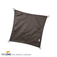 Nesling Coolfit 3.6 x 3.6 m antraciet schaduwdoek - thumbnail