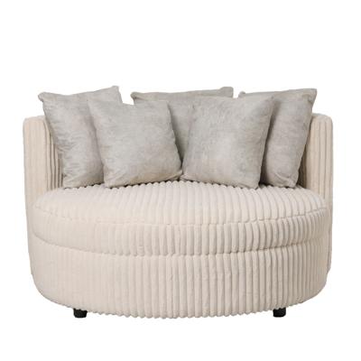 Loveseat Fayen Taupe - 5 Kussens.