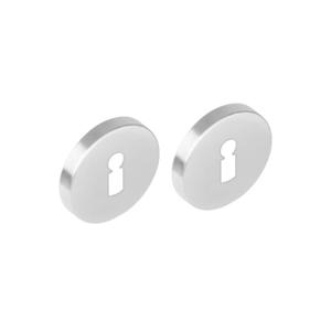 Intersteel Set van 2 sleutelrozettenTira rond met nok RVS - 0035.351286