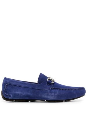 Ferragamo mocassins à boucle Gancini - Bleu