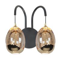 Highlight WandlampGolden Egg zwart 3-lichts - W3457.01