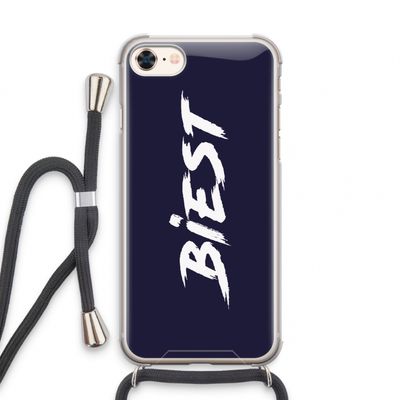 Biest: iPhone 8 Transparant Hoesje met koord