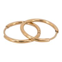 Kalli Oorringen Rond Smal Goud 1.5 cm | 1896