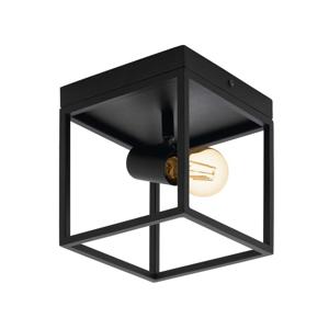 Eglo Zwarte plafondlamp Silentina 1-lichts 98331