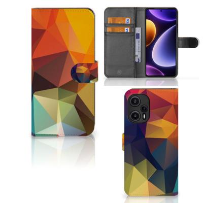 Xiaomi Poco F5 | Book Case | Polygon Color