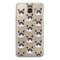 It's a Purrr Case: Samsung Galaxy A5 (2016) Transparant Hoesje
