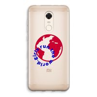 Run The World: Xiaomi Redmi 5 Transparant Hoesje
