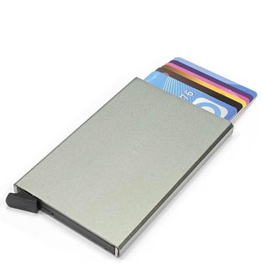 Figuretta - Cardholder metallic Aluminium