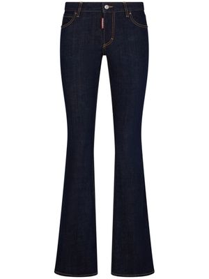 DSQUARED2 jean Twiggy à coupe évasée - Bleu