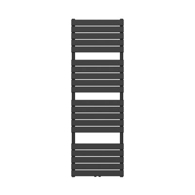 Belrad Handdoekradiator - middenaansluiting - 1800X600mm - Zwart BFRZ1800600