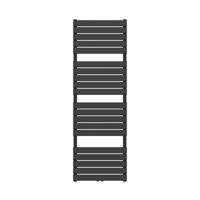 Belrad Handdoekradiator - middenaansluiting - 1800X600mm - Zwart BFRZ1800600