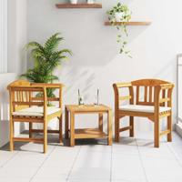 Bank met kussen Natuurlijke Olie Afwerking 68,5 x 46 x 82,5 cm