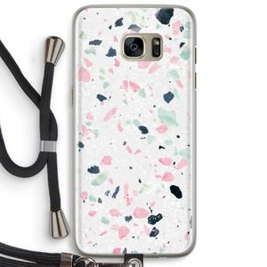 Terrazzo N°3: Samsung Galaxy S7 Edge Transparant Hoesje met koord