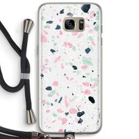 Terrazzo N°3: Samsung Galaxy S7 Edge Transparant Hoesje met koord