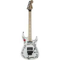 Charvel Teambuilt Custom Warren DeMartini USA Signature Frenchie MN Snow White elektrische gitaar met koffer