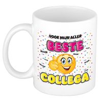 Cadeau mok voor collega - grappig - keramiek - 300 ml - beste collega - thumbnail