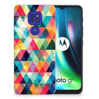 Motorola Moto G9 Play | E7 Plus | TPU bumper | Geruit