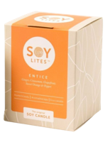 Soylites Soycandle Entice - Ginger, Cinnamon, Grapefruit, Sweet Orange & Pepper