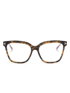 TOM FORD Eyewear lunettes de vue à monture papillon - Marron