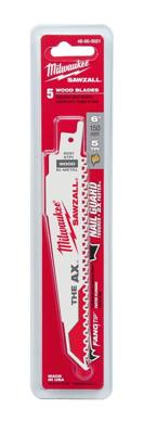 Milwaukee Accessoires The AX - reciprozaagbladzaagblad 150 / 5 - 3,2 mm (25 stuks) - 48008021